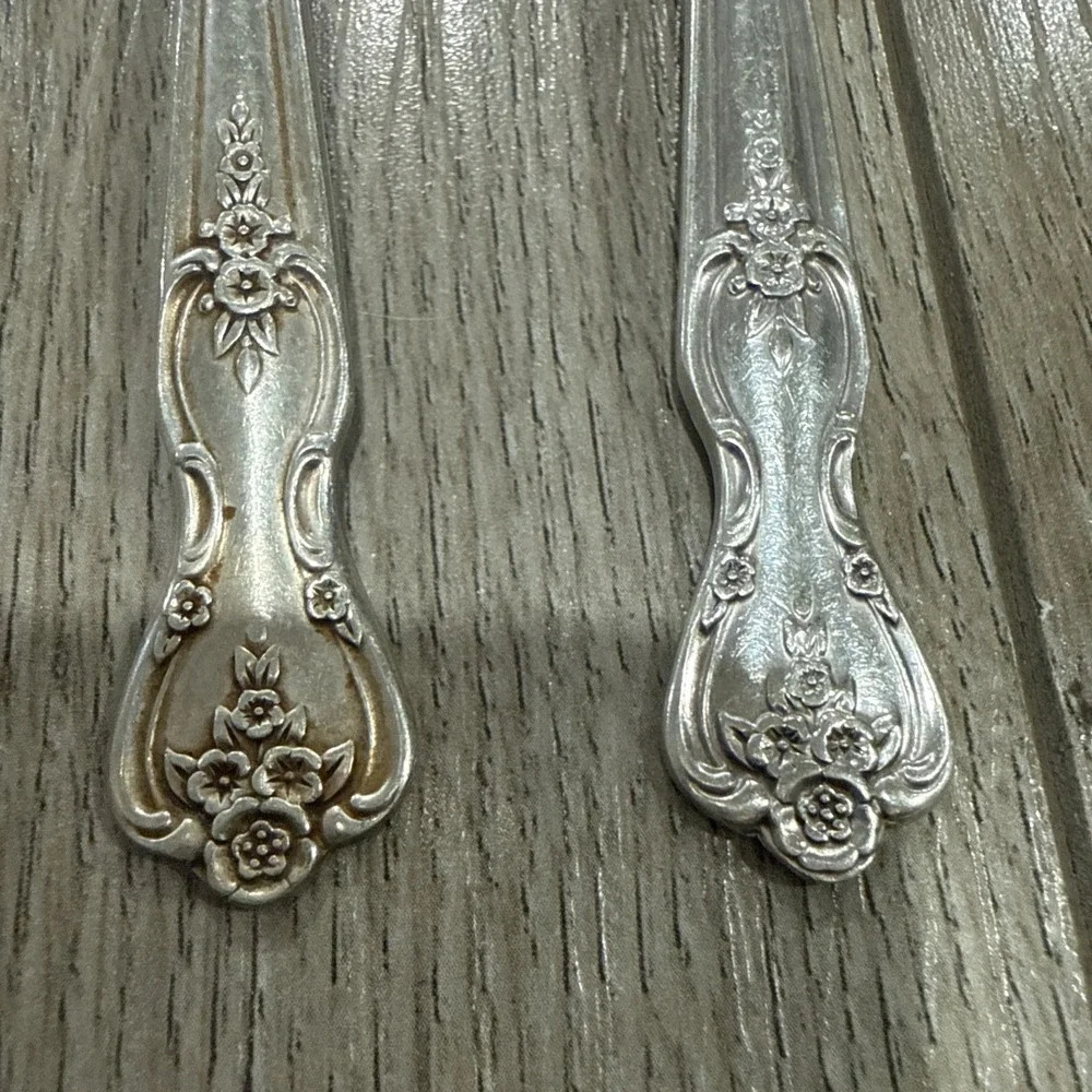6 International Silverplate Flatware Inspiration-Magnolia Teaspoons 6 1/8